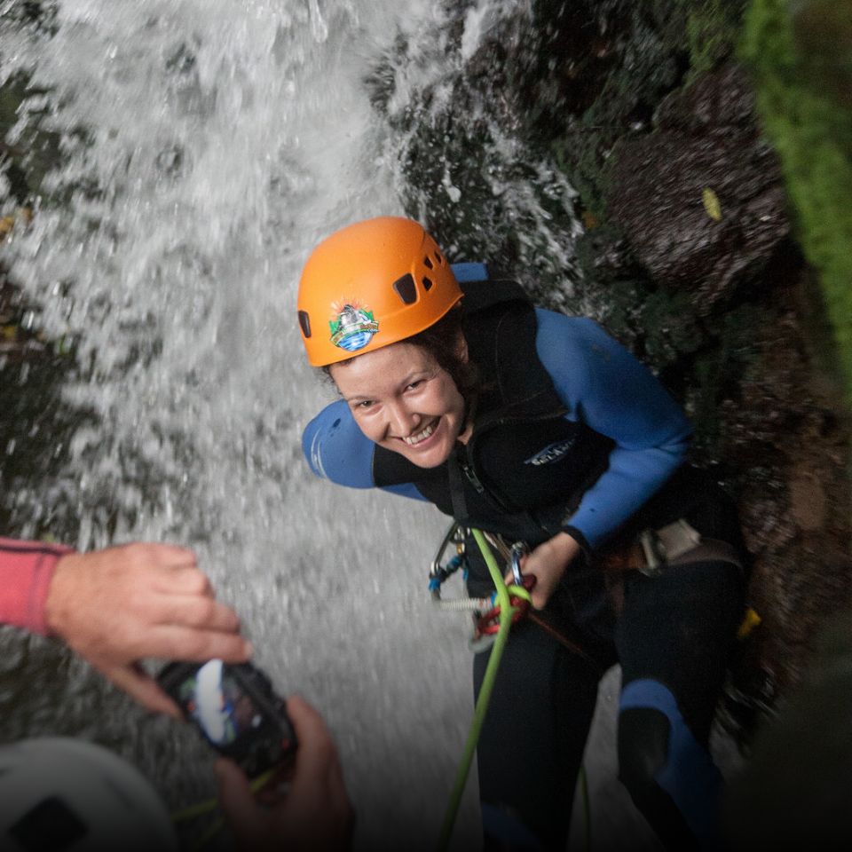 Jump, rappel, slide and swim