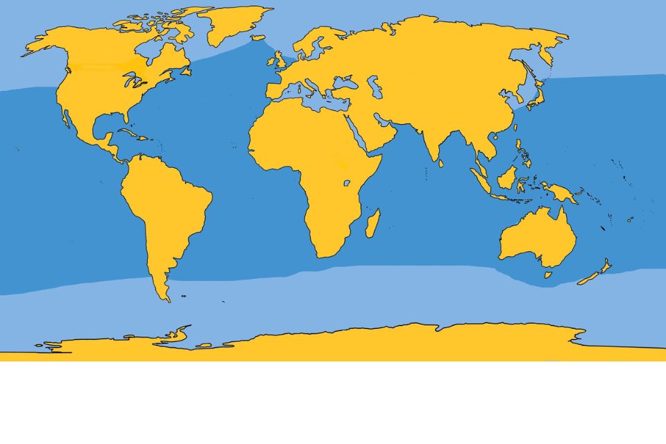 Blainville's Beaked Whale distribution map