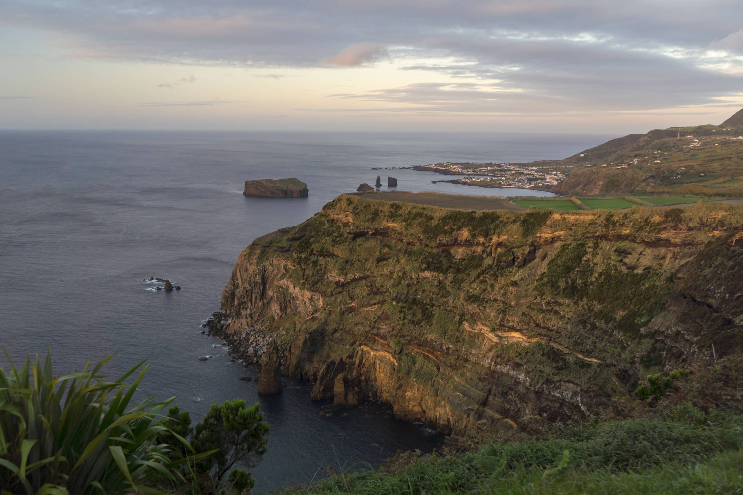 Miradouro da Ponta do Escalvado: Where the Sun Sets on the Infinite Ocean in São Miguel Island